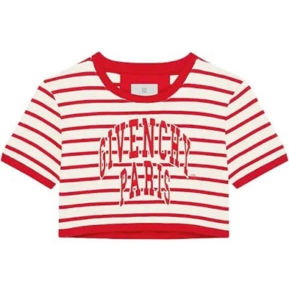 Givenchy red crop top